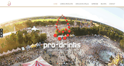 Desktop Screenshot of pro-drinks.nl